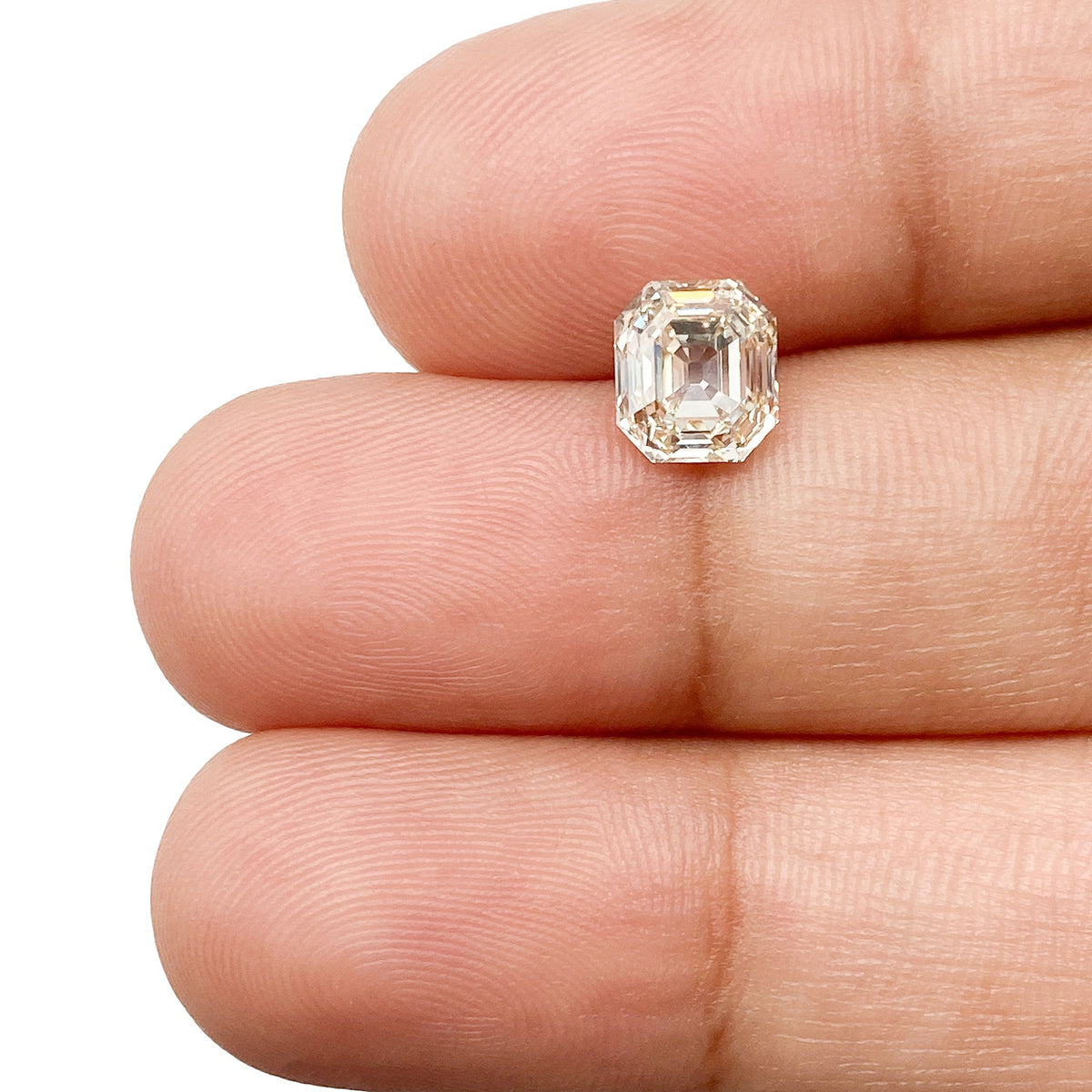 1.37ct | N/VS1 Asscher Shape Step Cut Diamond (GIA) - Modern Rustic Diamond