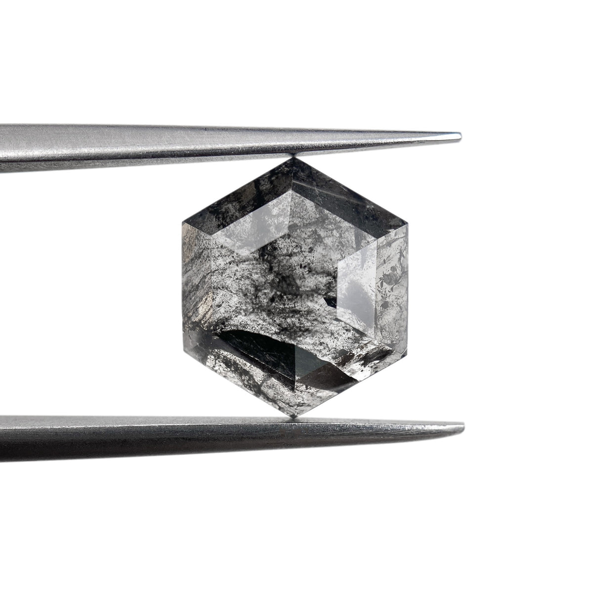 2.81ct | Rustic Hexagon Shape Rose Cut Diamond - Modern Rustic Diamond