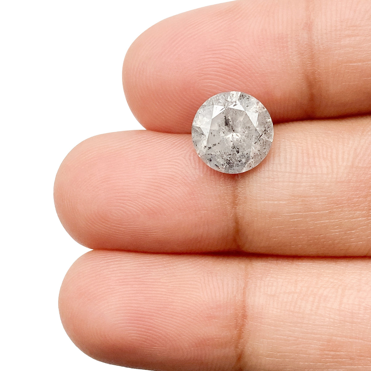 2.81ct | Rustic Round Shape Rose Cut Diamond - Modern Rustic Diamond