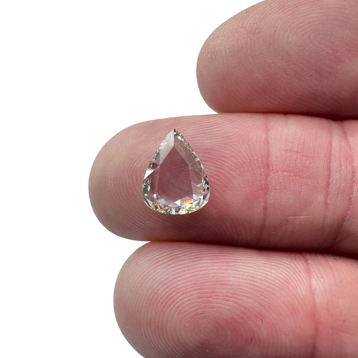 1.30ct | L/VS1 Pear Shape Rose Cut Diamond (GIA)