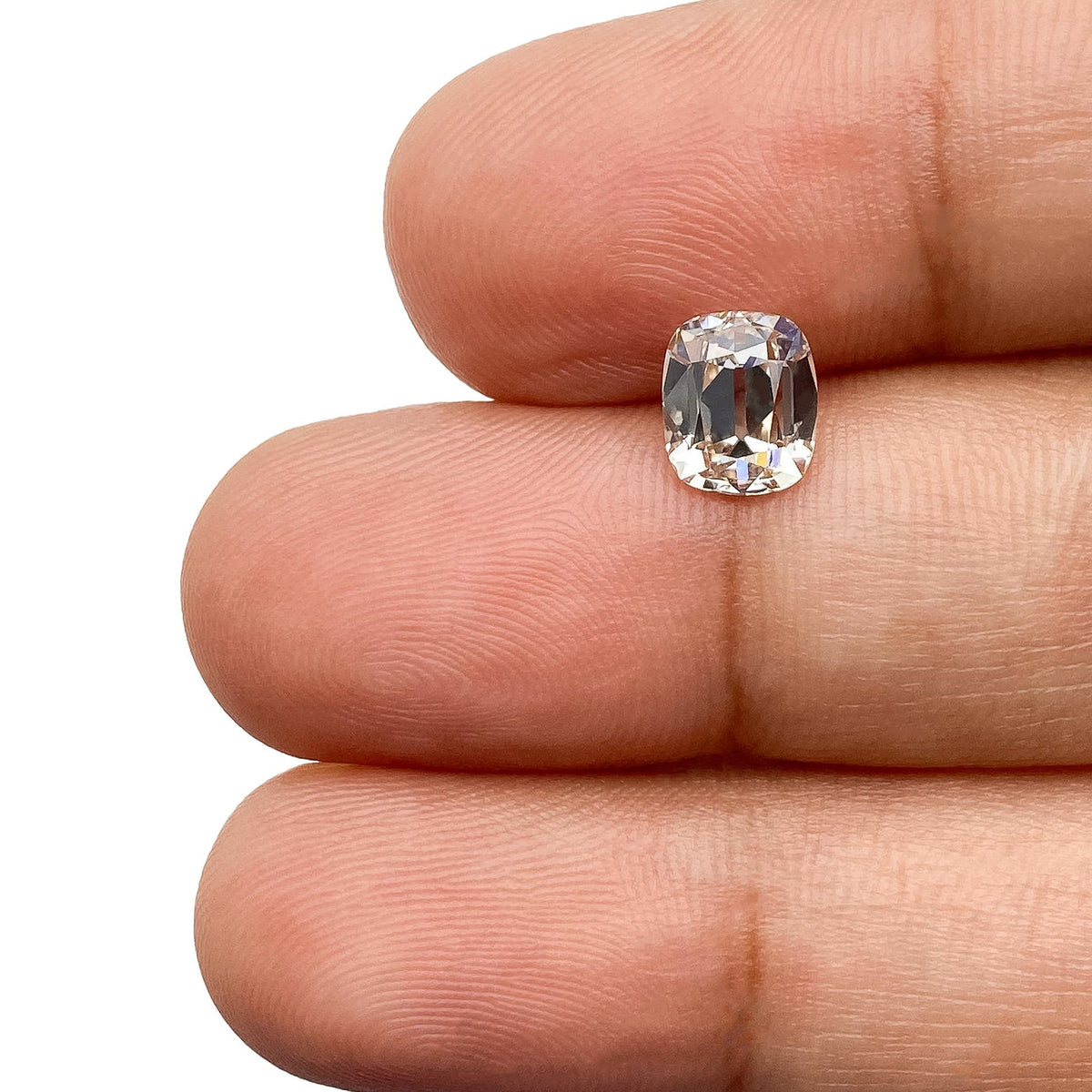 1.15ct | L/VS1 Cushion Shape Old Mine Cut Diamond (GIA) - Modern Rustic Diamond