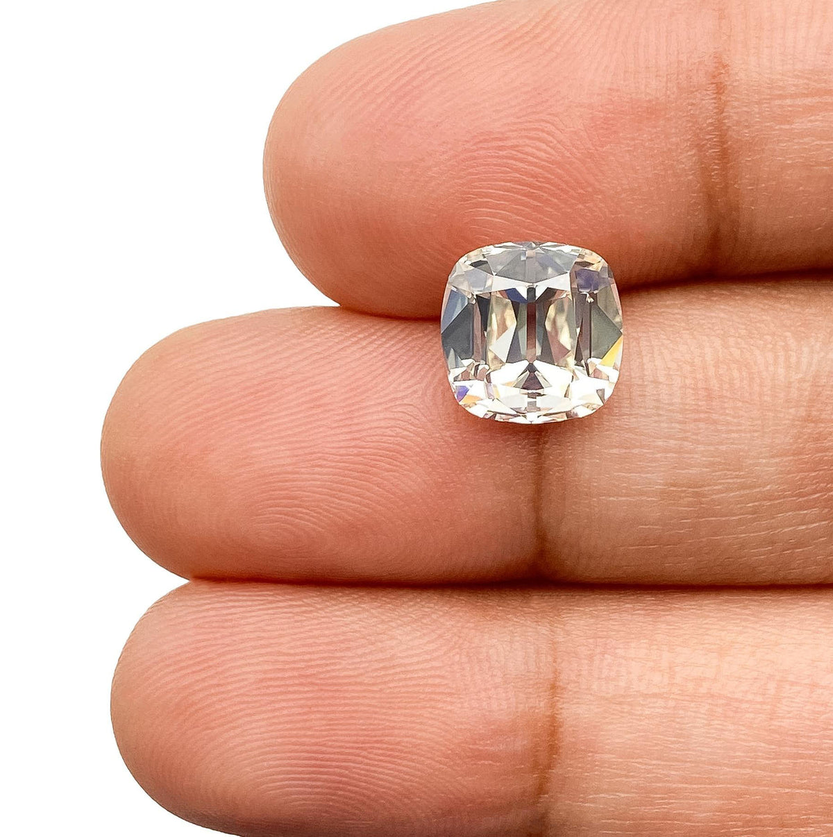 3.04ct | L/VS1 Cushion Shape Old Mine Cut Diamond (GIA) - Modern Rustic Diamond