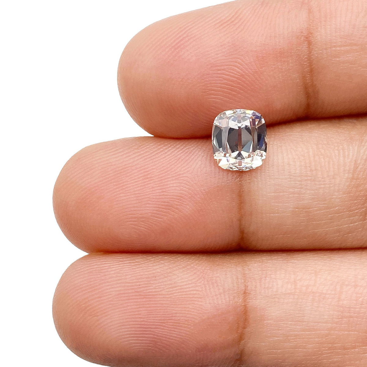 1.28ct | I/VS1 Cushion Shape Old Mine Cut Diamond (GIA) - Modern Rustic Diamond