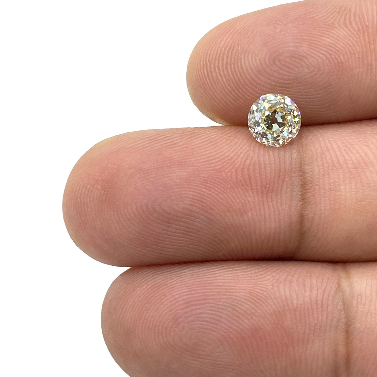 1.06ct | Light Color VS Round Shape Old European Cut Diamond - Modern Rustic Diamond
