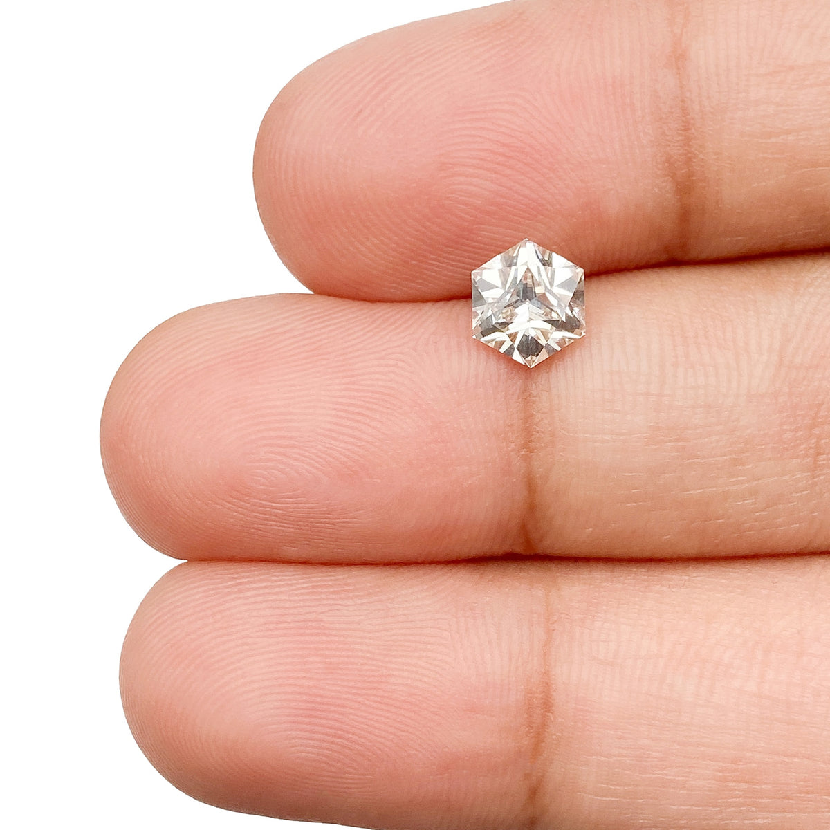 0.81ct | N/VVS2 Hexagon Shape Brilliant Cut Diamond (GIA) - Modern Rustic Diamond