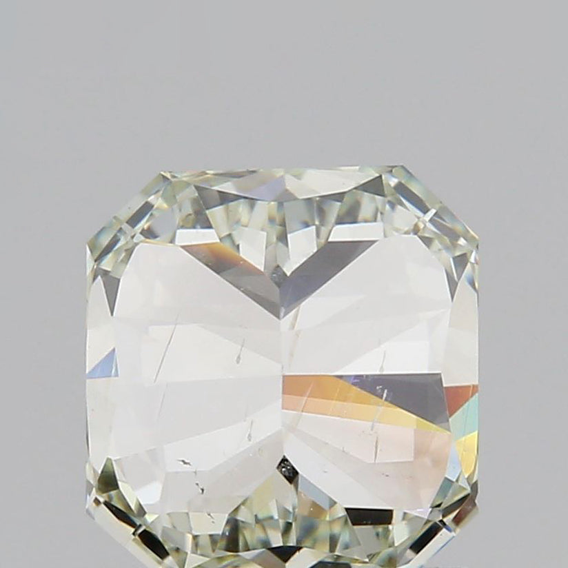 1.26ct | Fancy Yellow Green/SI1 Radiant Shape Brilliant Cut Diamond (GIA)