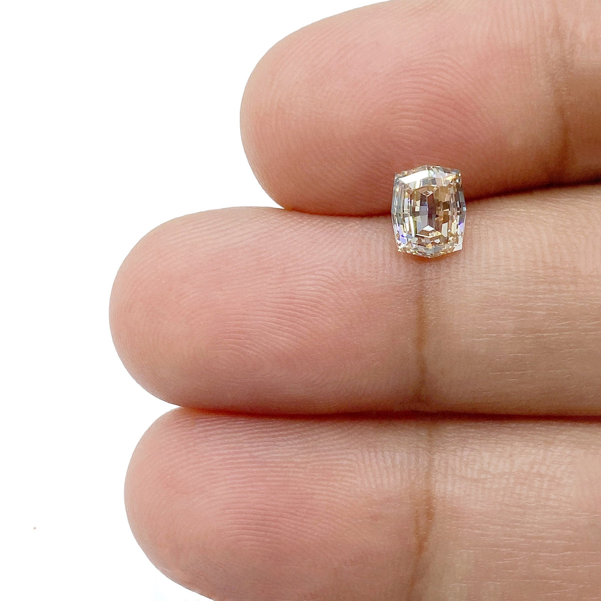 0.91ct | Champagne VVS Octagonal Shape Step Cut Diamond
