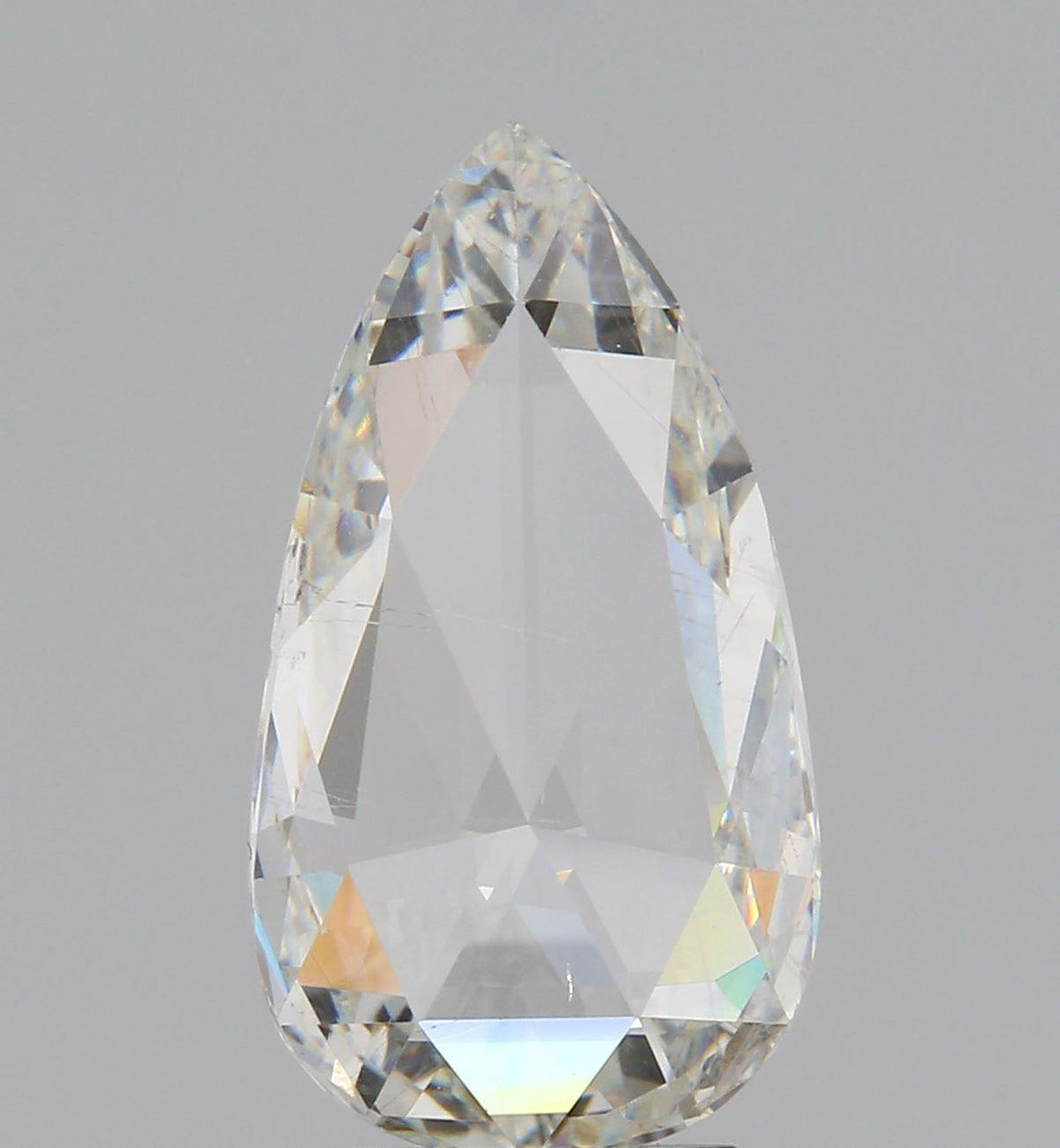 2.93ct | H/VS2 Pear Shape Rose Cut Diamond - Modern Rustic Diamond