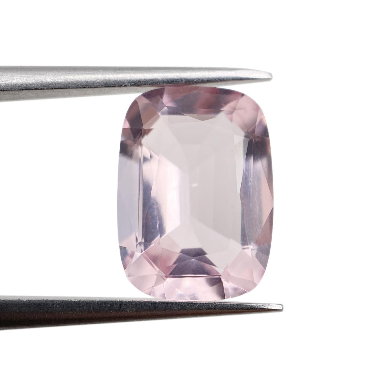 2.97ct |  Cushion Shape Step Cut Morganite - Modern Rustic Diamond