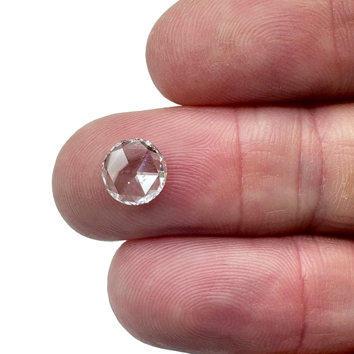 1.13ct | F/SI1 Round Shape Rose Cut Diamond (GIA) - Modern Rustic Diamond