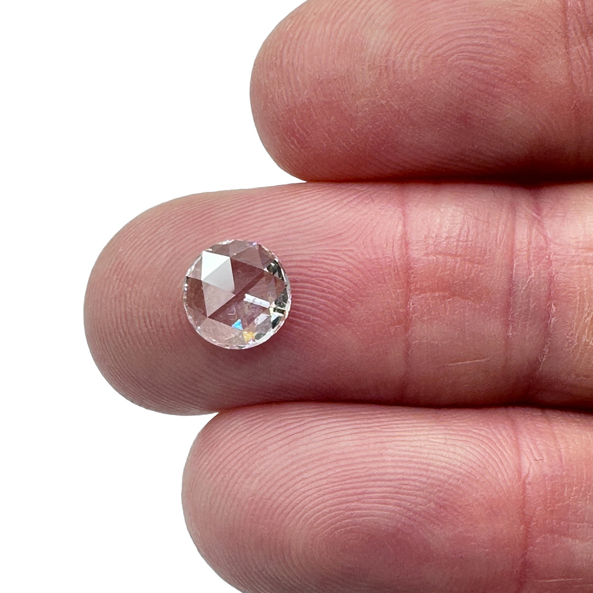 1.05ct | H/SI1 Round Shape Rose Cut Diamond (GIA) - Modern Rustic Diamond