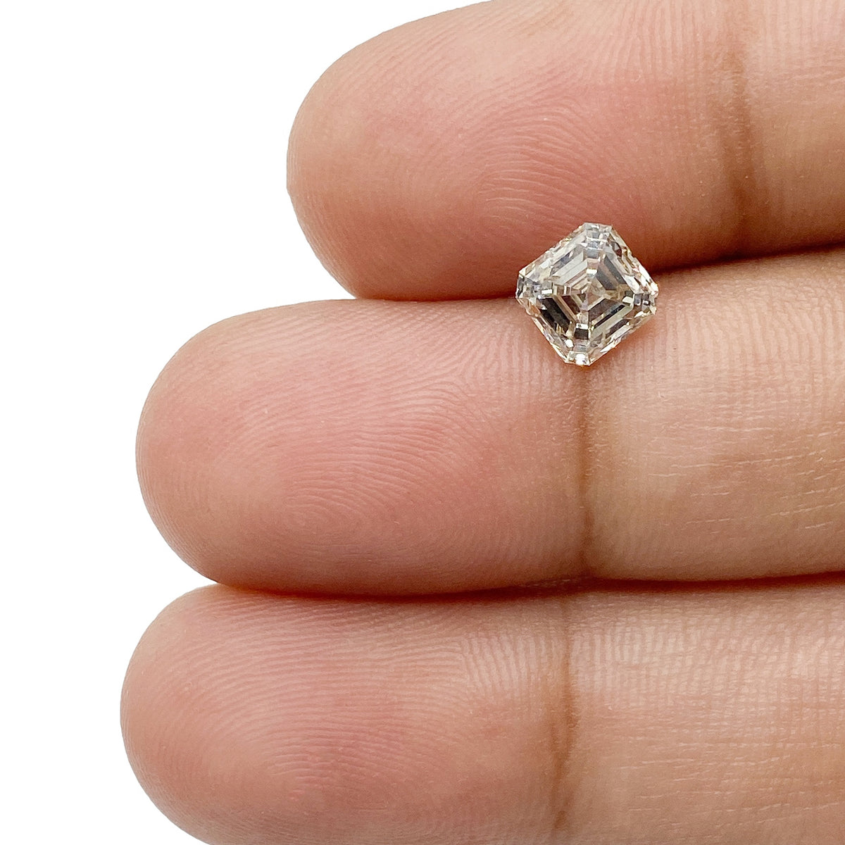 1.01ct | S-T/VS2 Asscher Shape Step Cut Diamond (GIA) - Modern Rustic Diamond