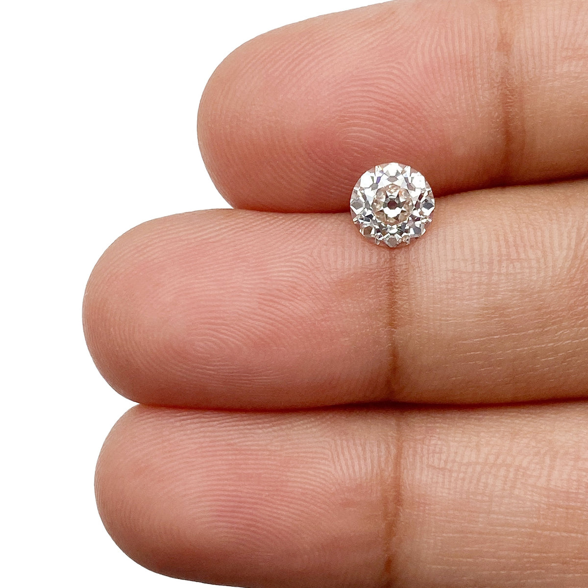 0.80ct | I-J/VVS Round Shape Old European Cut Diamond - Modern Rustic Diamond