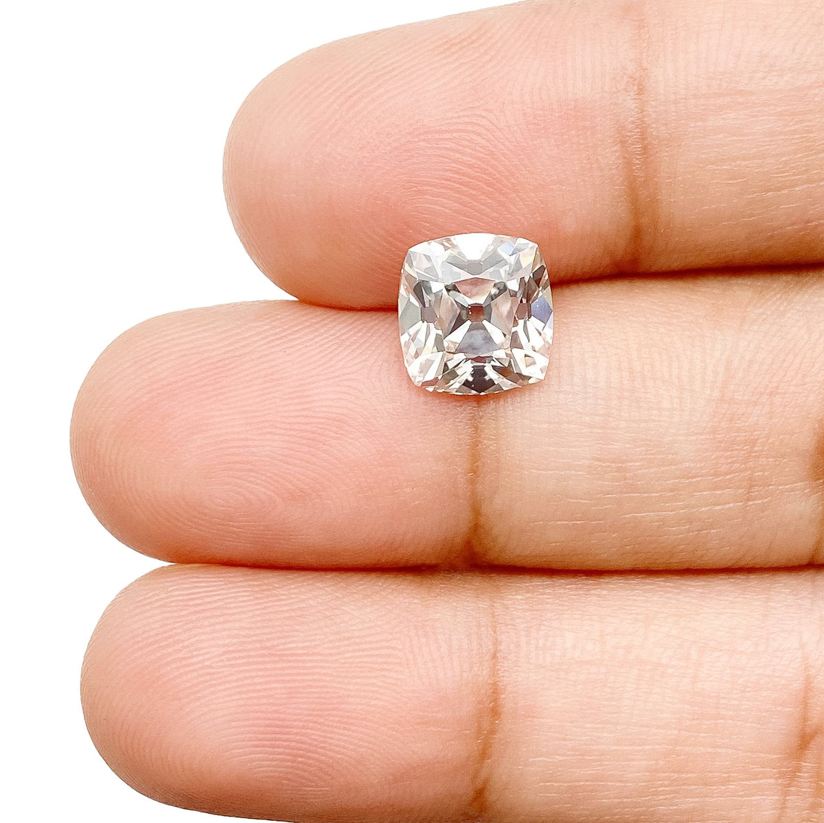 2.45ct | J/VS2 Cushion Shape Brilliant Cut Diamond (GIA) - Modern Rustic Diamond