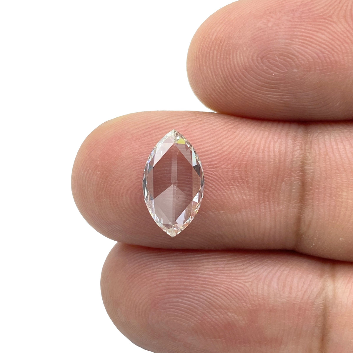 1.53ct | I/SI1 Marquise Shape Rose Cut Diamond (GIA) - Modern Rustic Diamond
