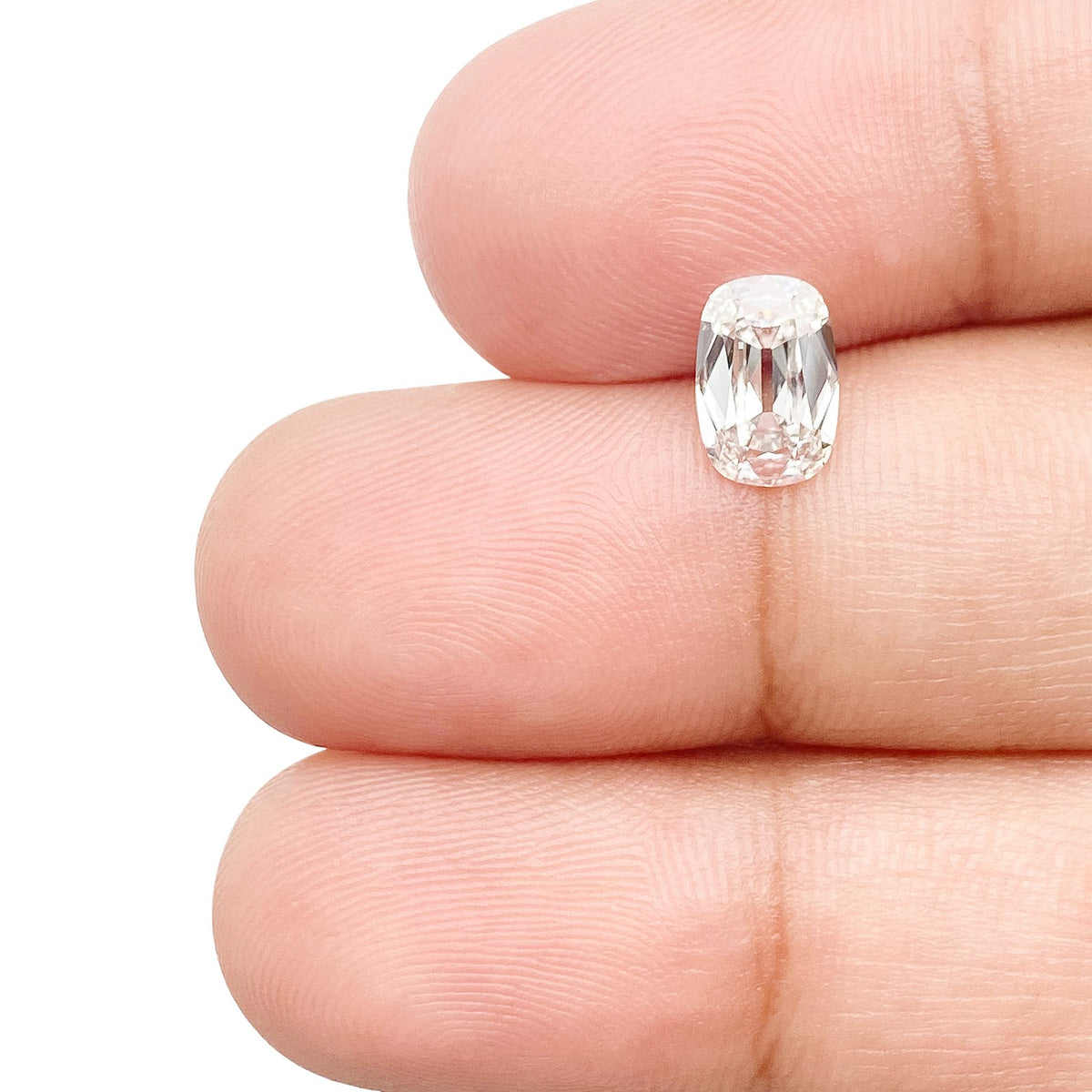 0.75ct | G/VVS2 Cushion Shape Old Mine Cut Diamond (GIA) - Modern Rustic Diamond