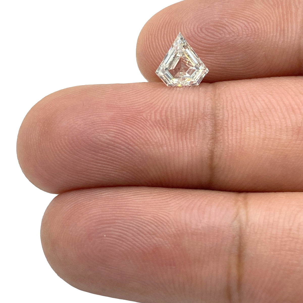 1.03ct | G-H/VS-SI Shield Shape Step Cut Diamond - Modern Rustic Diamond