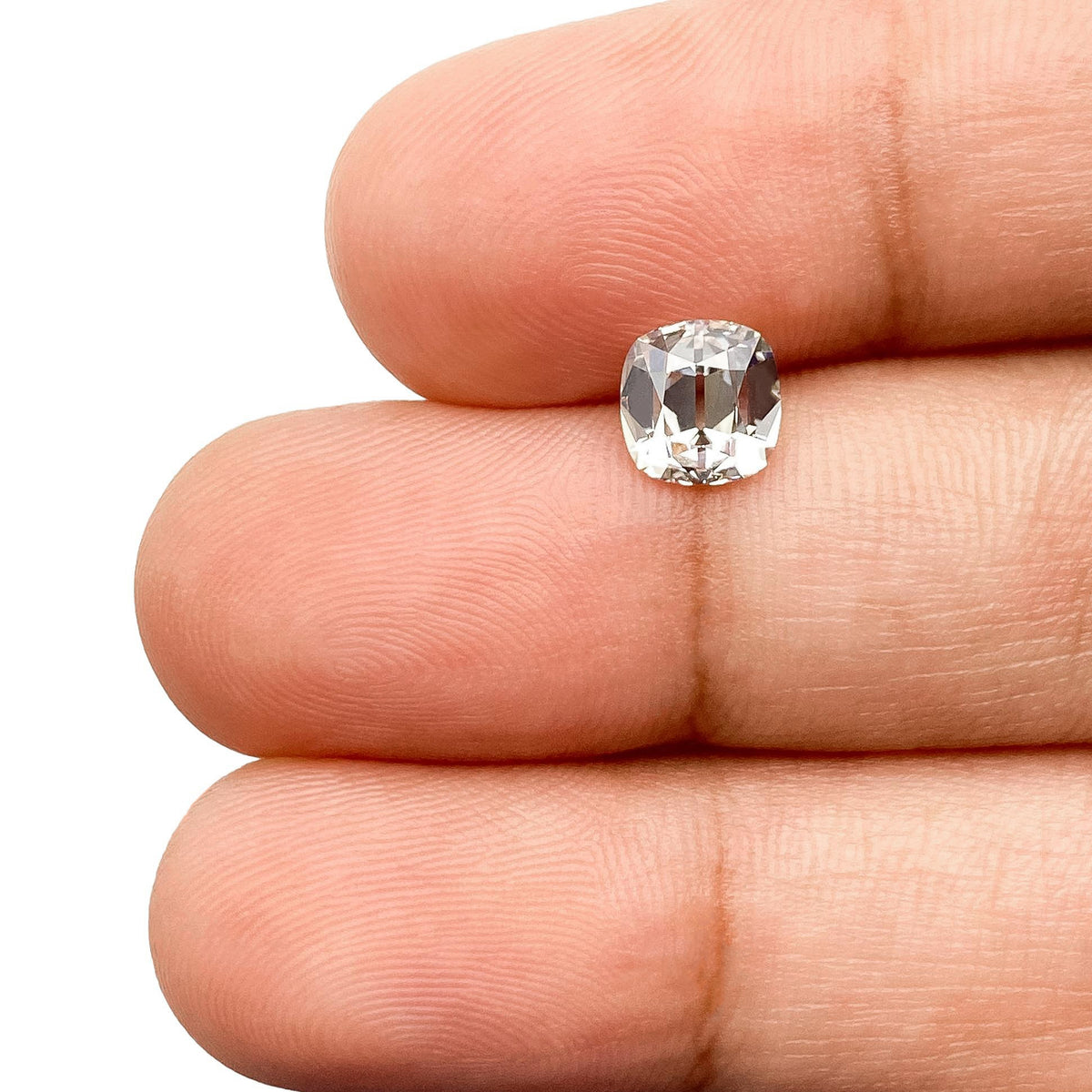 1.02ct | J/SI1 Cushion Shape Old Mine Cut Diamond (GIA) - Modern Rustic Diamond