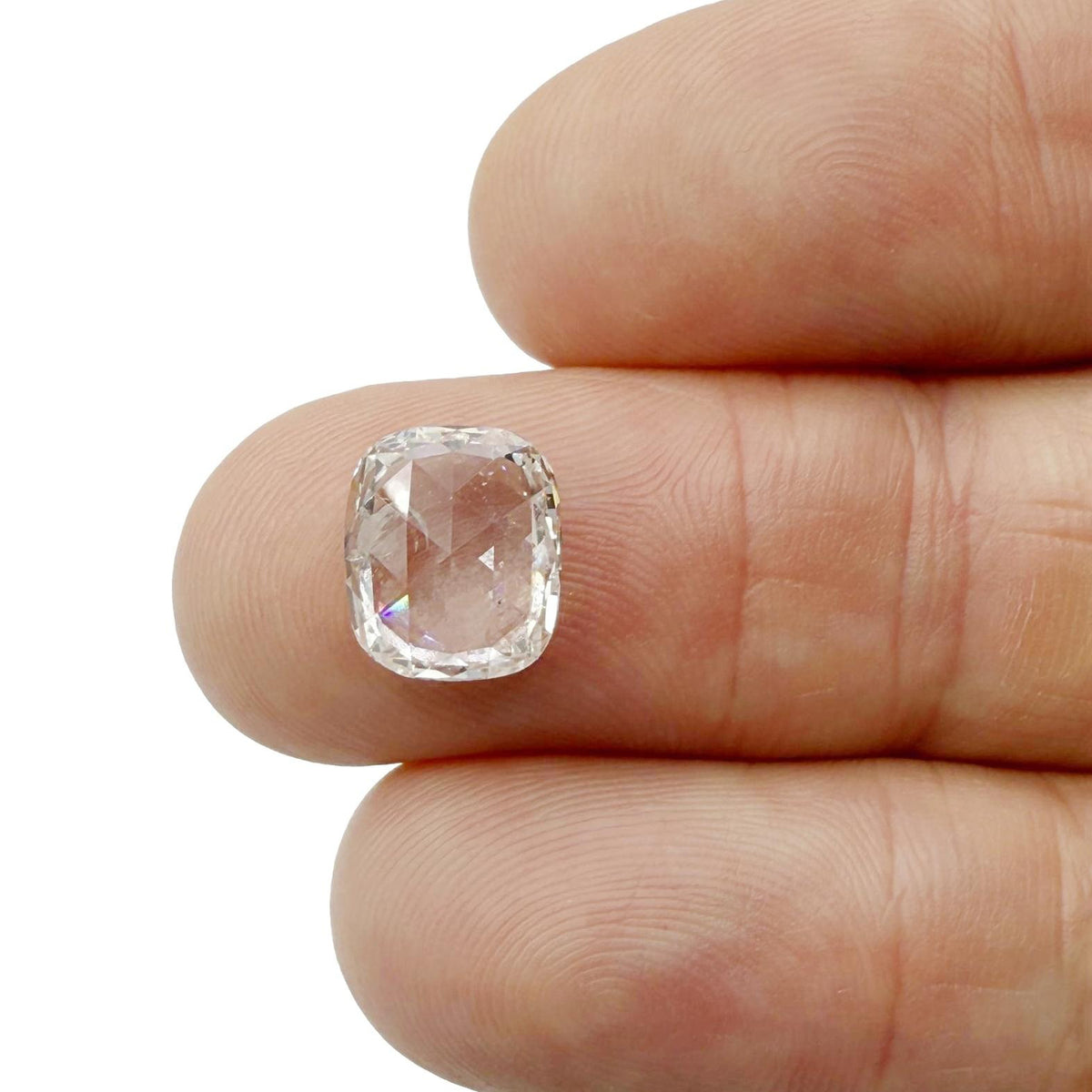 3.11ct | F/SI2 Cushion Shape Rose Cut Diamond