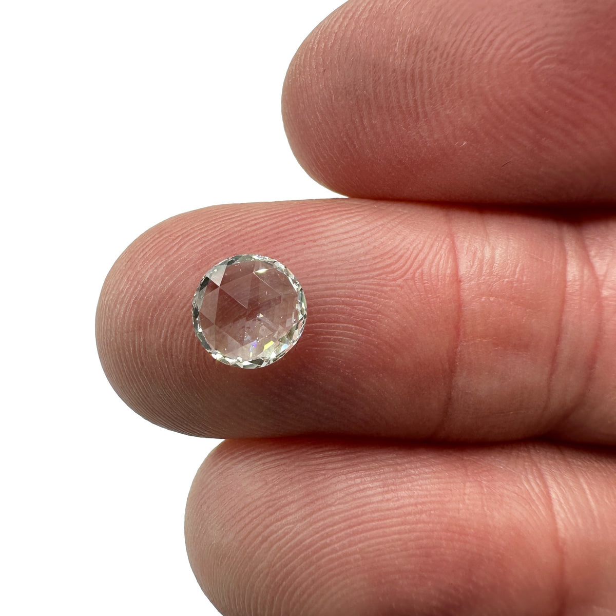 0.69ct | G/VS2 Round Shape Rose Cut Diamond - Modern Rustic Diamond