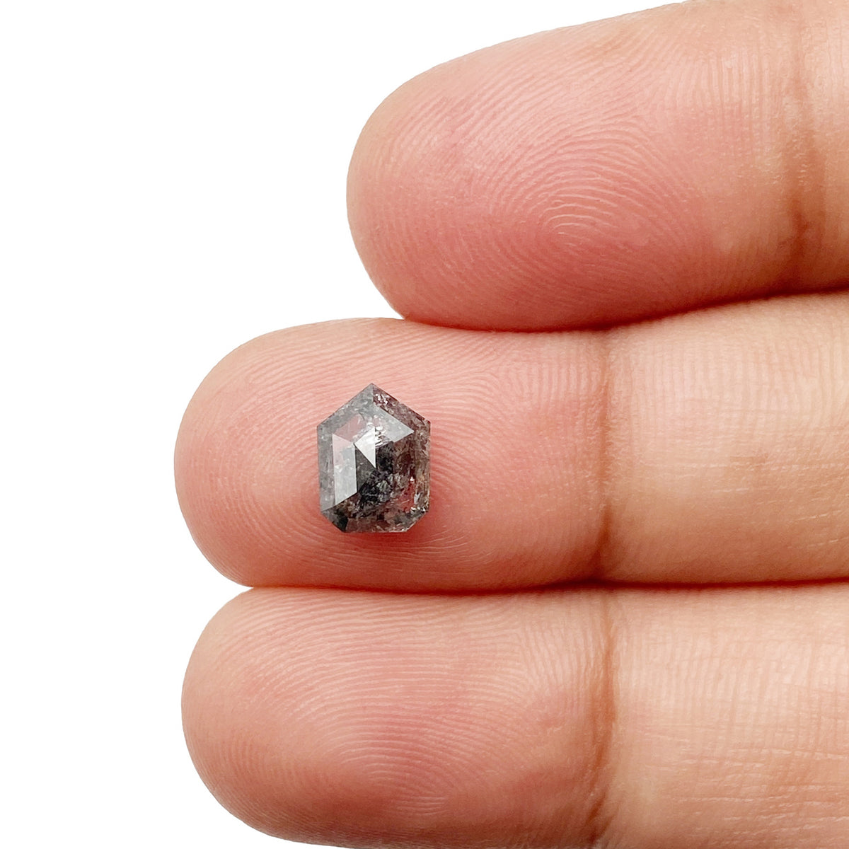 1.06ct | Salt & Pepper Shield Shape Step Cut Diamond