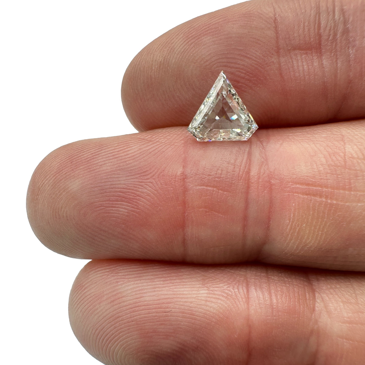 1.29ct | H/SI1 Shield Shape Step Cut Diamond (GIA) - Modern Rustic Diamond