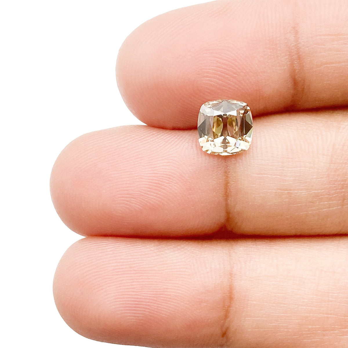 1.51ct | U-V/VS1 Cushion Shape Old Mine Cut Diamond (GIA) - Modern Rustic Diamond