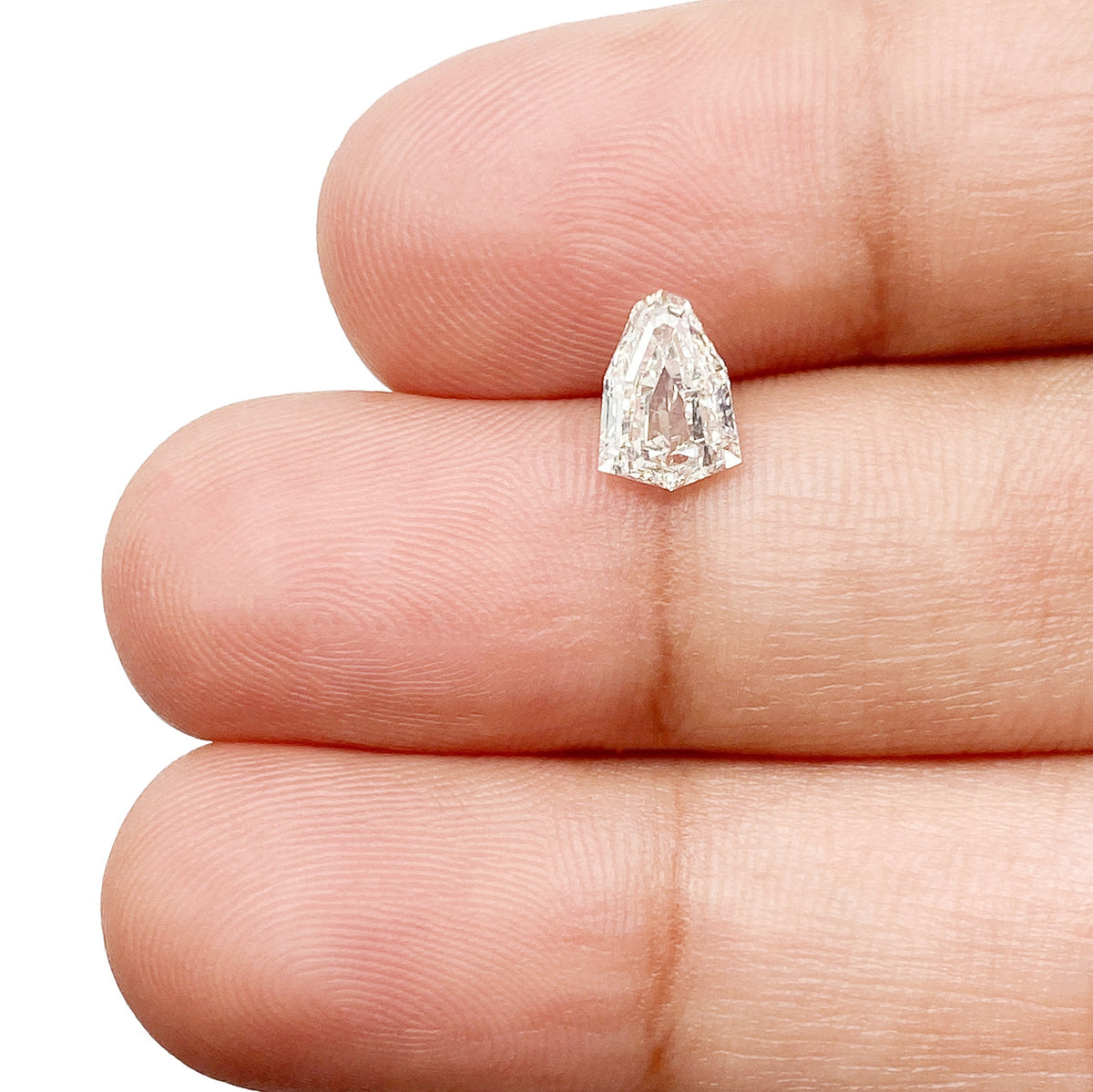 0.80ct | I-J/SI Kite Shape Step Cut Diamond - Modern Rustic Diamond