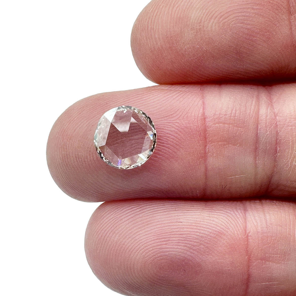 1.00ct | I/VS2 Round Shape Rose Cut Diamond (GIA) - Modern Rustic Diamond