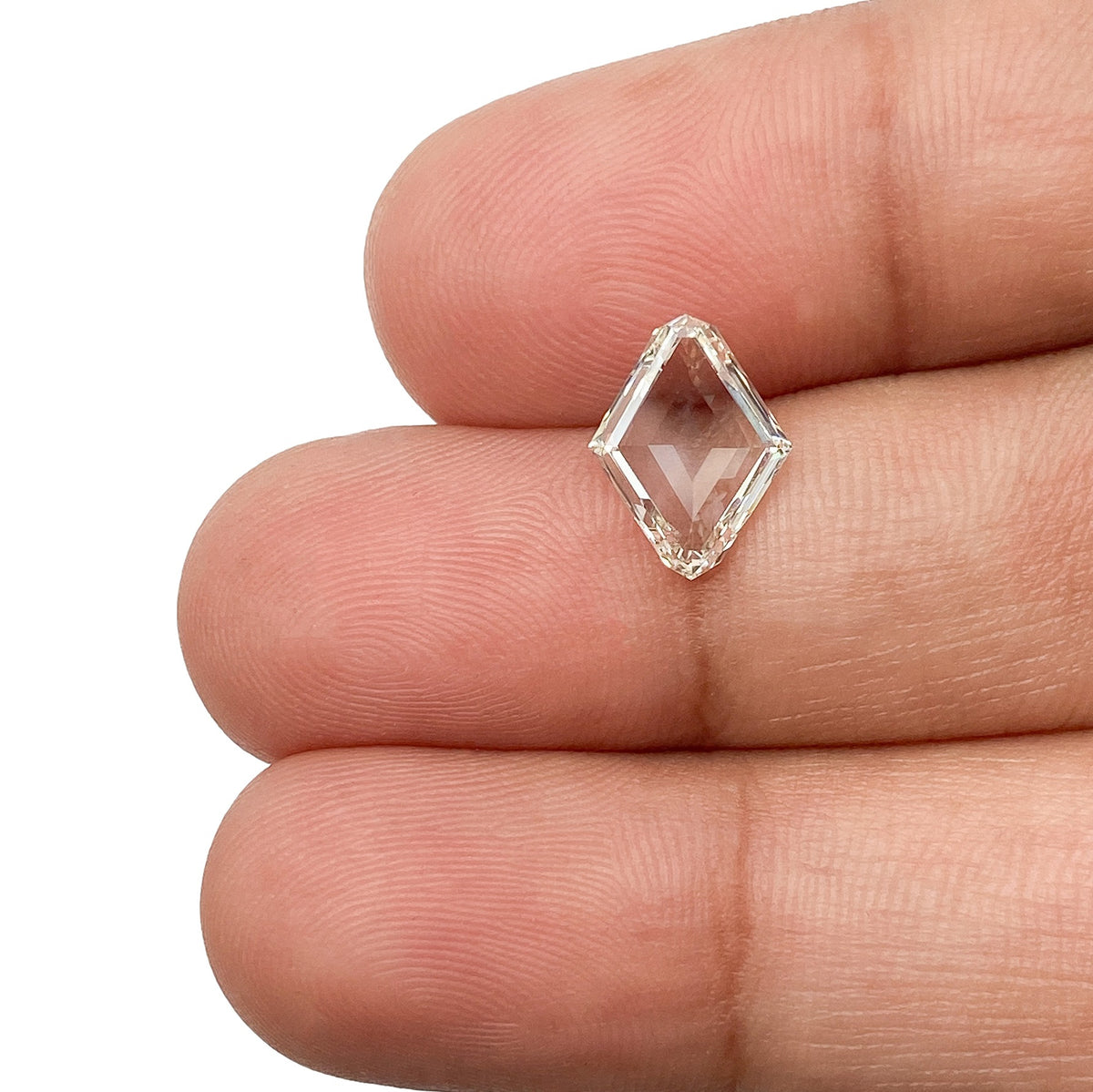1.19ct | L/VS2 Lozenge Shape Step Cut Diamond (GIA) - Modern Rustic Diamond
