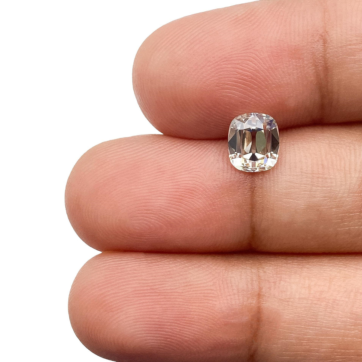 1.12ct | M/VVS2 Cushion Shape Old Mine Cut Diamond (GIA) - Modern Rustic Diamond