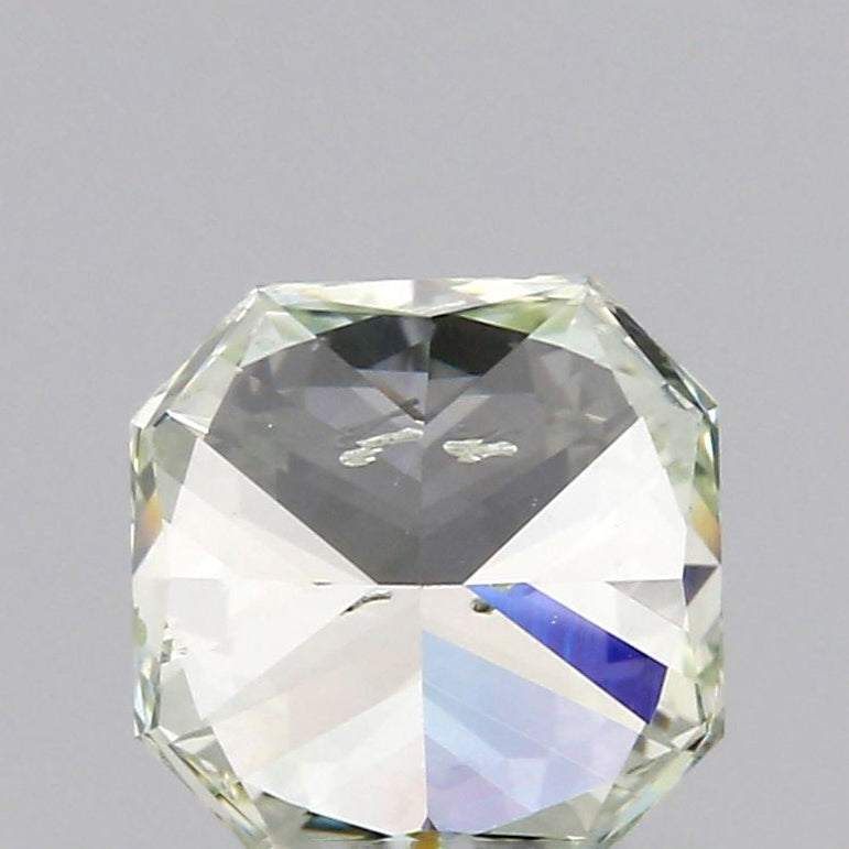 0.88ct | Fancy Green/I1 Radiant Shape Brilliant Cut Diamond (GIA)
