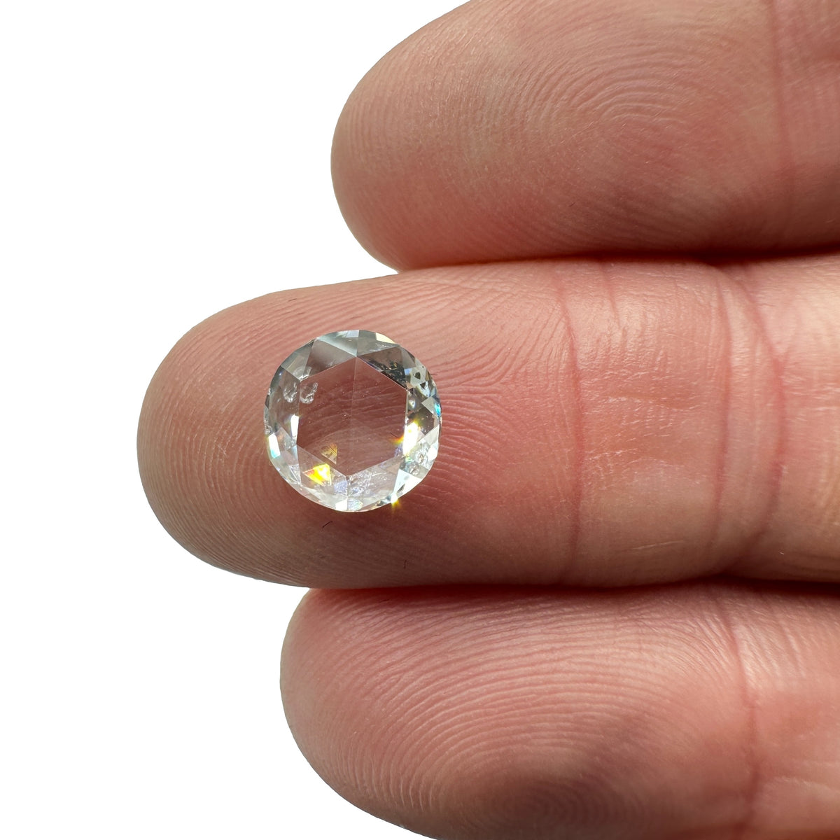 2.02ct | E-F/SI Round Shape Rose Cut Diamond - Modern Rustic Diamond