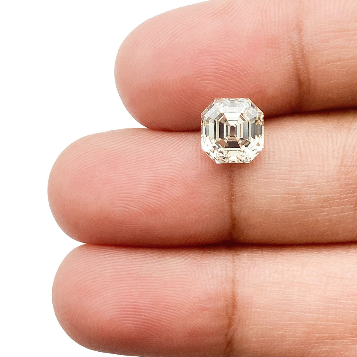 2.02ct | S-T/VS2 Asscher Shape Step Cut Diamond (GIA) - Modern Rustic Diamond