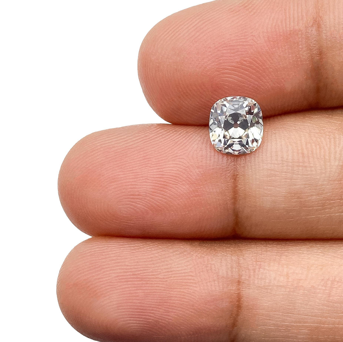 1.21ct | J/VS1 Cushion Shape Old Mine Cut Diamond (GIA) - Modern Rustic Diamond