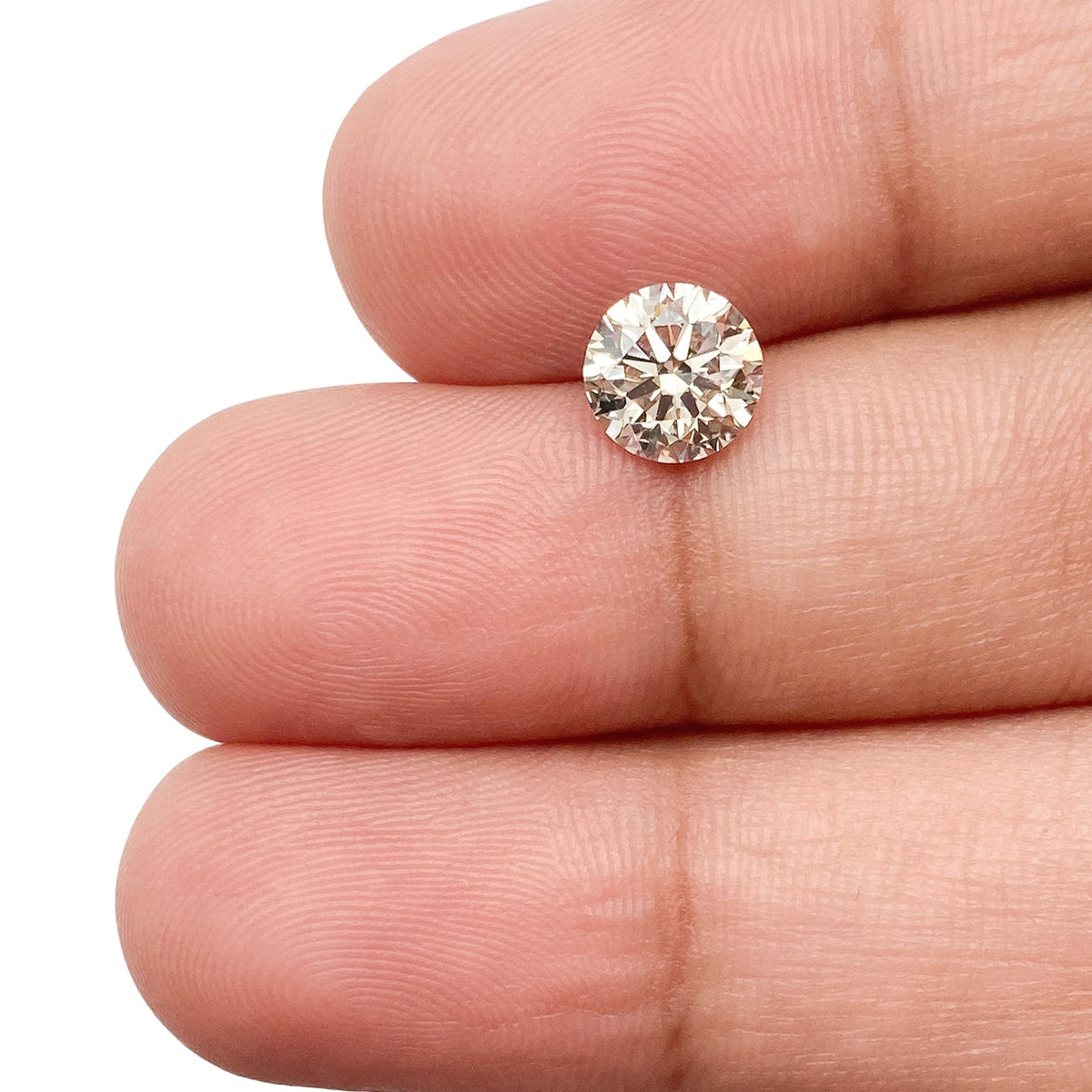 1.02ct | N/SI1 Round Shape Brilliant Cut Diamond (GIA) - Modern Rustic Diamond