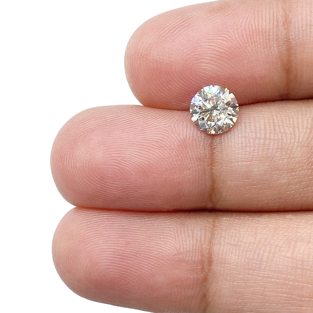 1.00ct | L/SI1 Round Shape Brilliant Cut Diamond (GIA) - Modern Rustic Diamond