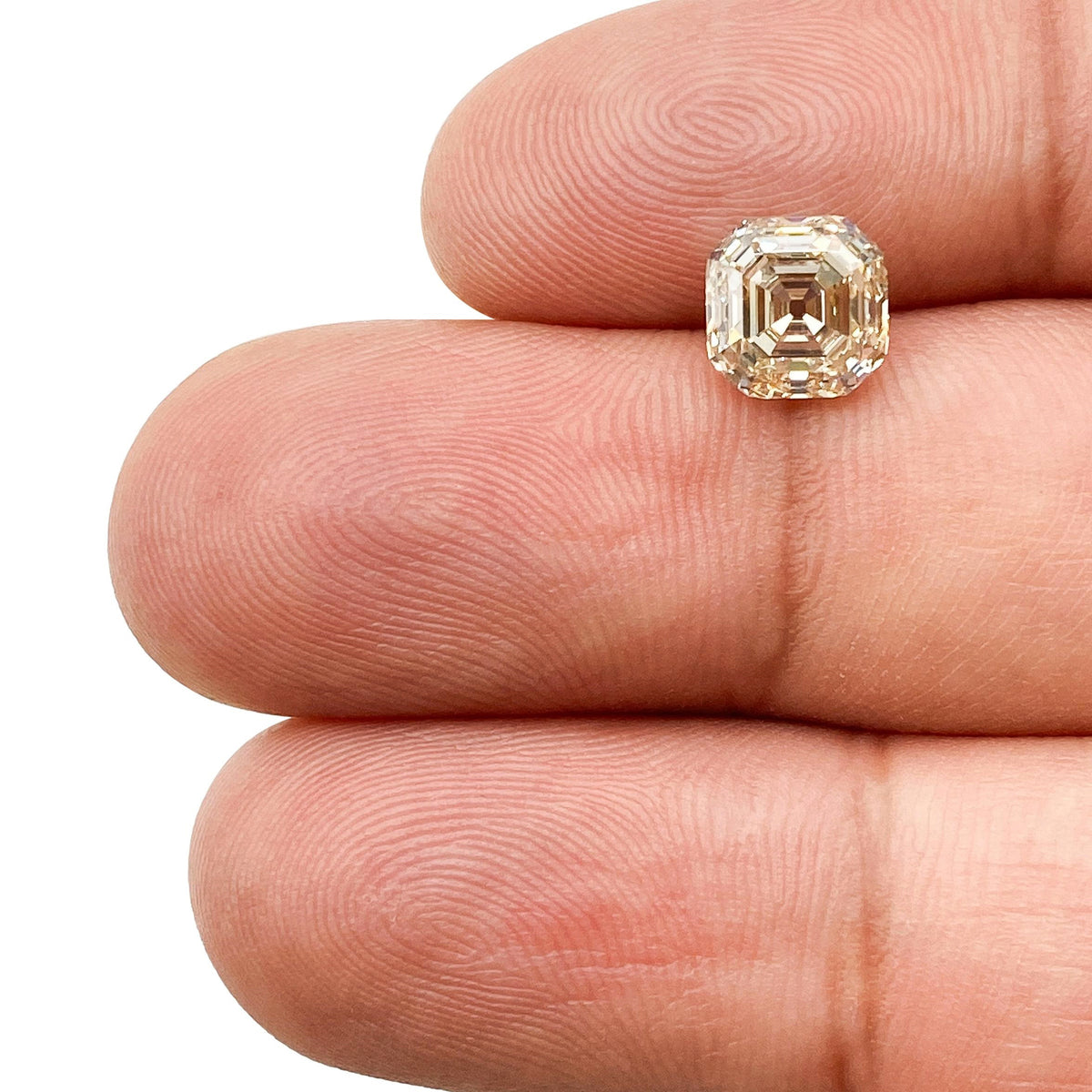2.04ct | W-X/VS2 Asscher Shape Step Cut Diamond (GIA) - Modern Rustic Diamond