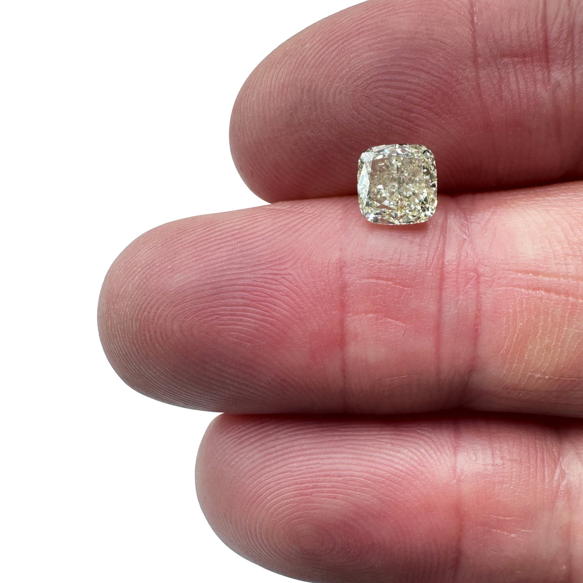 1.11ct | M/VVS2 Cushion Shape Brilliant Cut Natural Diamond (GIA)