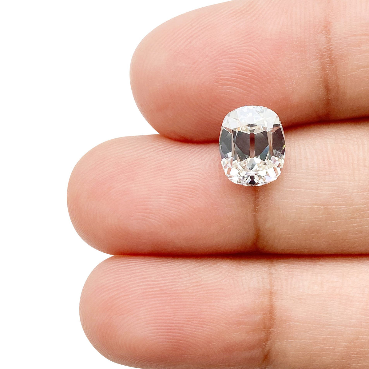 2.01ct | I/VS1 Cushion Shape Old Mine Cut Diamond (GIA) - Modern Rustic Diamond