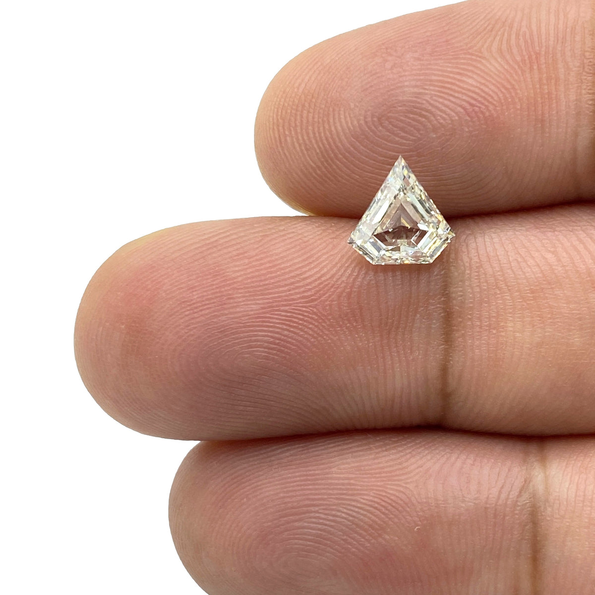 1.09ct | H-I/VS-SI Shield Shape Step Cut Diamond - Modern Rustic Diamond