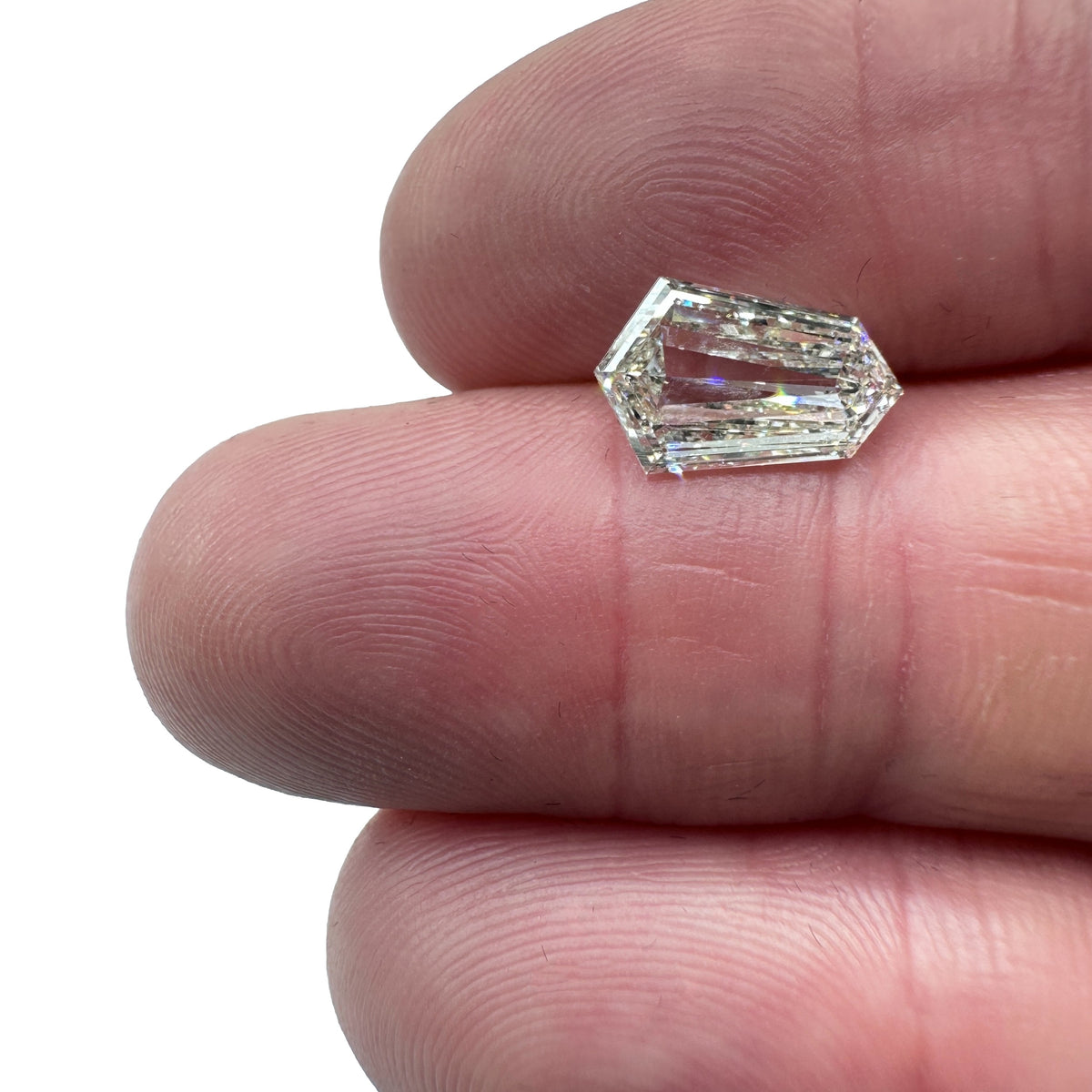 2.00ct | H-I/VS-SI Kite Shape Step Cut Diamond - Modern Rustic Diamond
