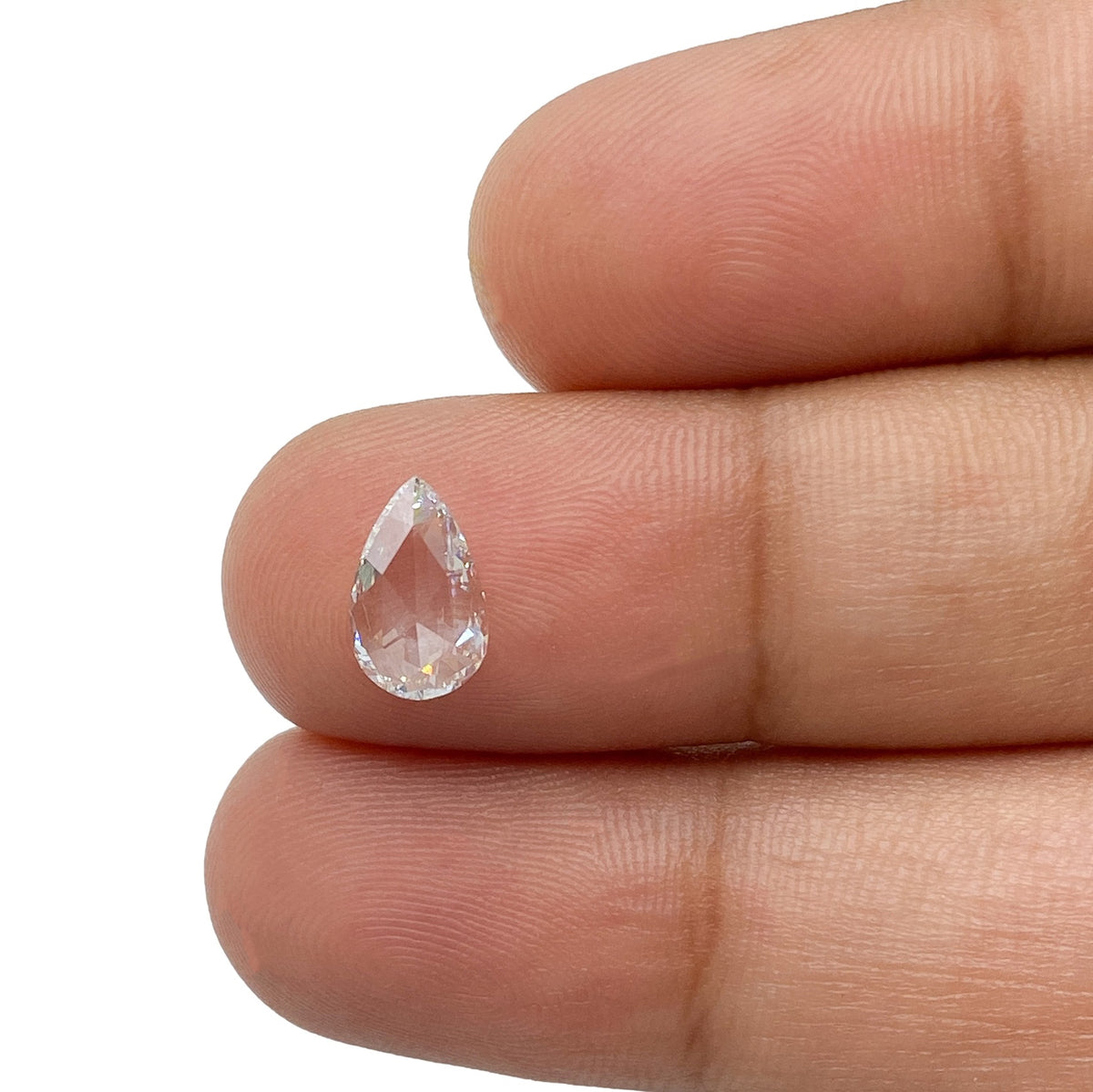 0.68ct | D/VS2 Pear Shape Rose Cut Diamond