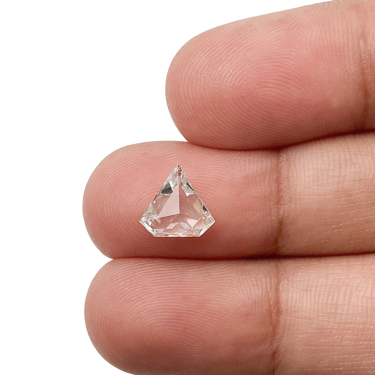 1.06ct | G-H/SI Shield Shape Rose Cut Diamond - Modern Rustic Diamond