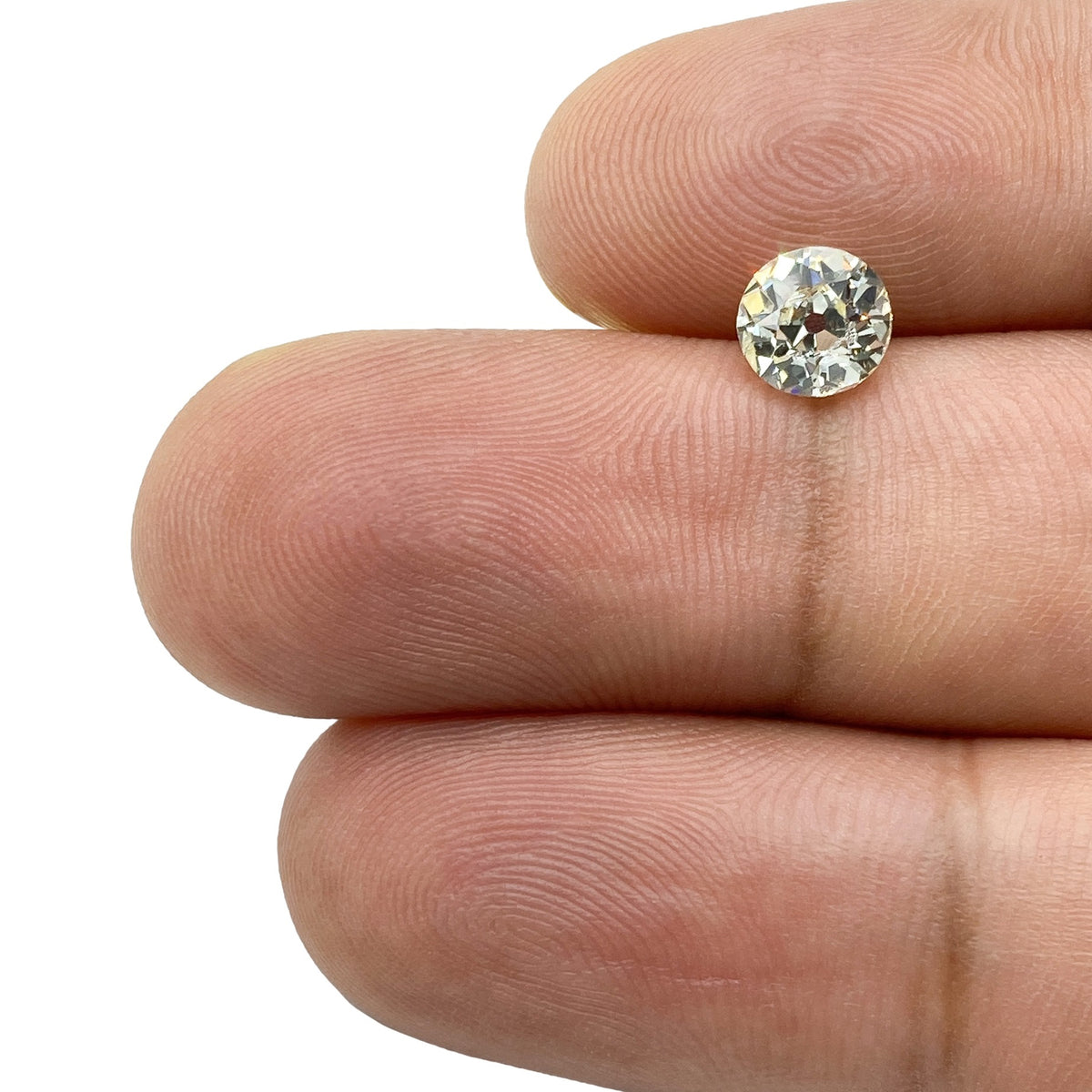 1.01ct | O-P/SI2 Round Shape Vintage Old European Cut Diamond (IGI) - Modern Rustic Diamond