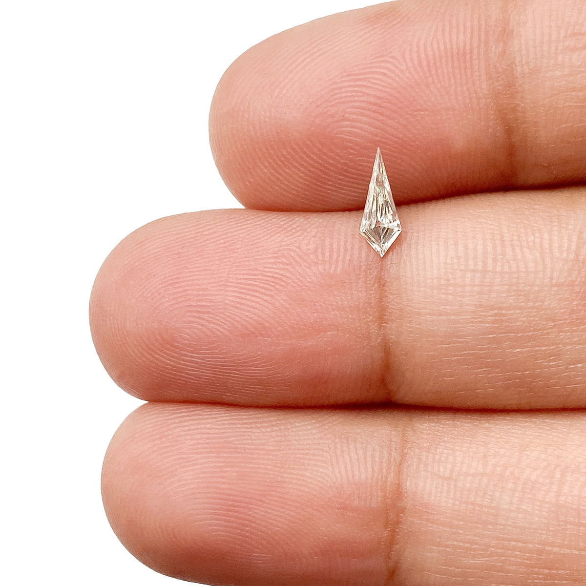 0.12ct | J/VS1 Kite Shape Step Cut Diamond - Modern Rustic Diamond