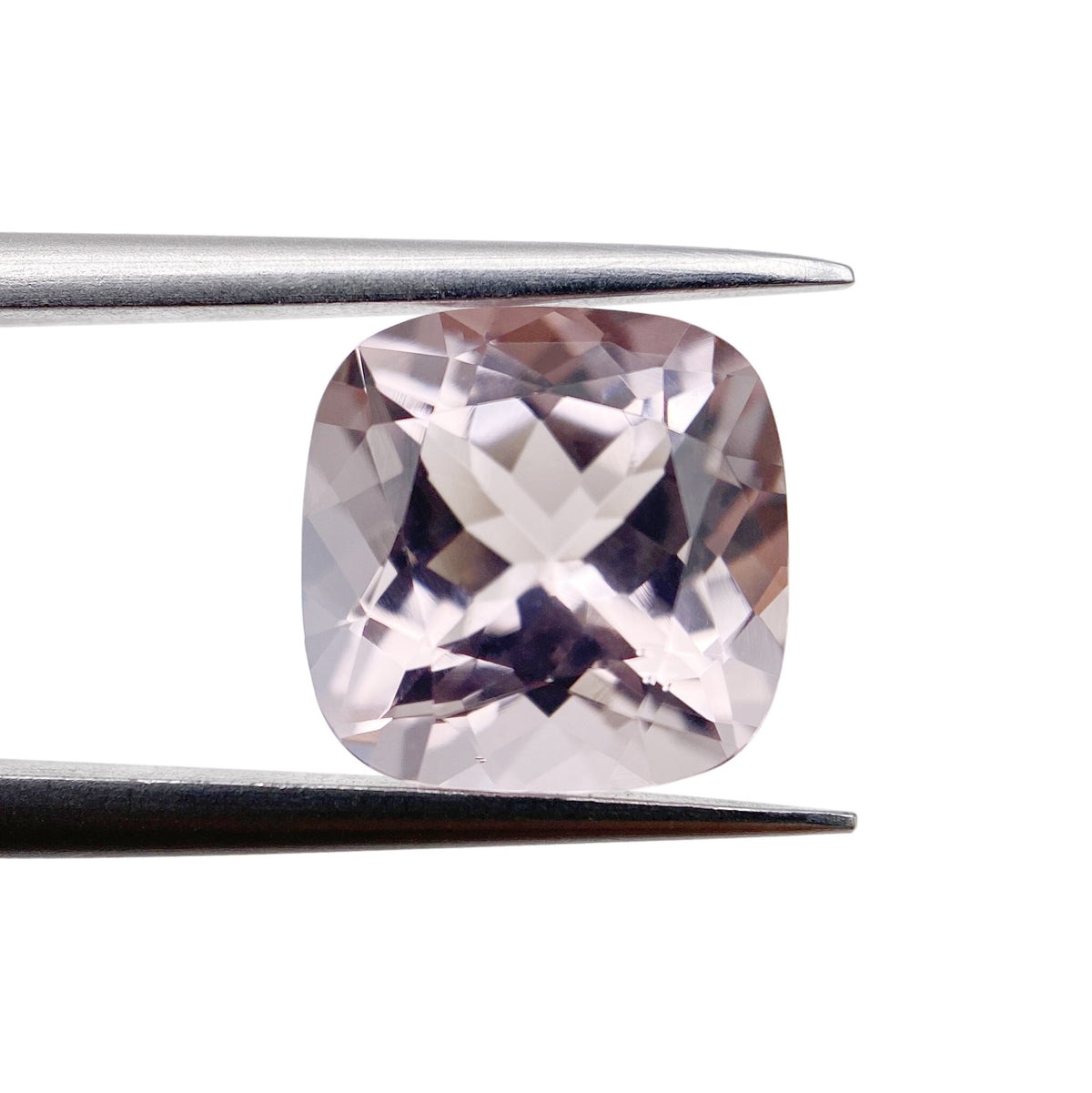 3.02ct |  Cushion Shape  Morganite - Modern Rustic Diamond