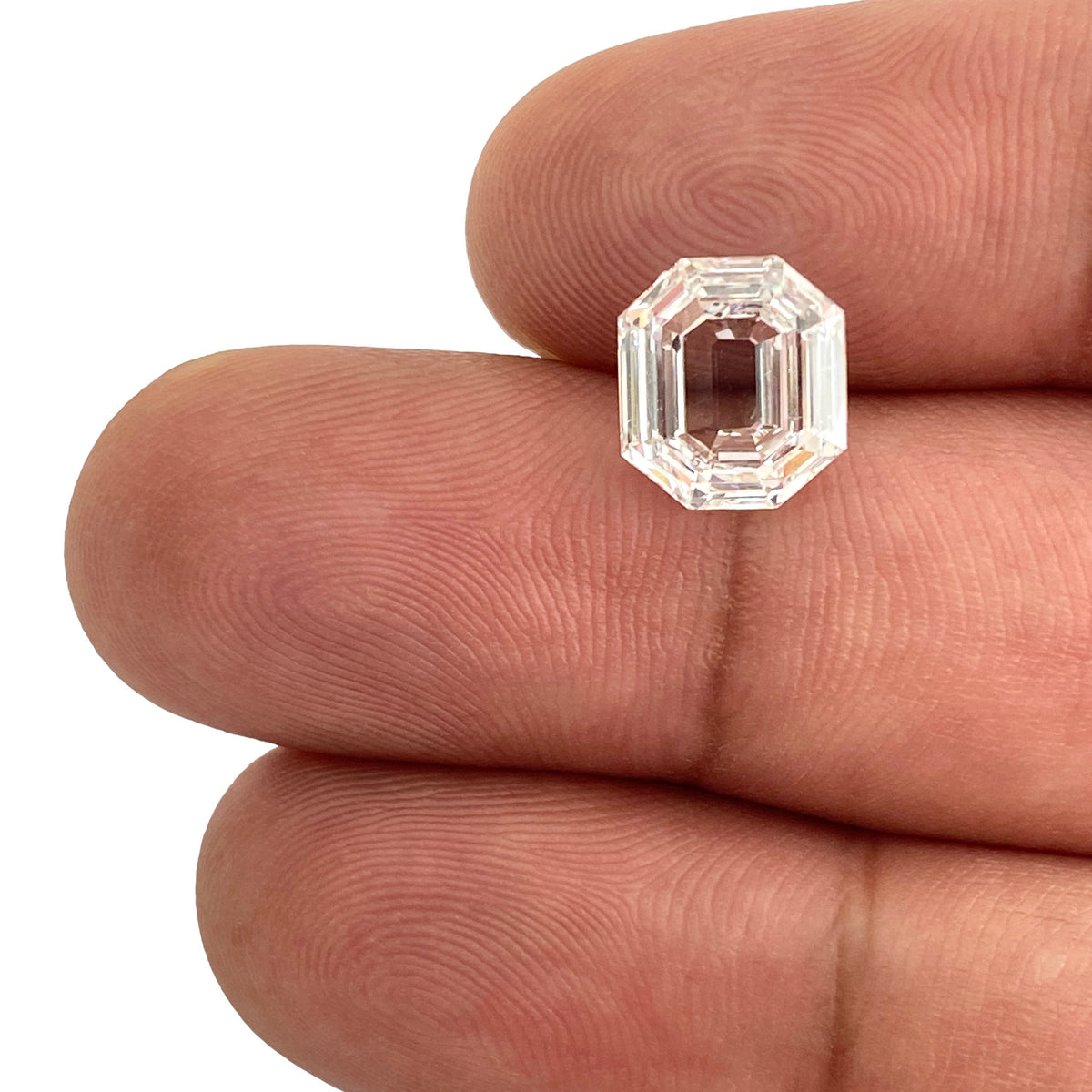 3.02ct | E/SI2 Octagonal Shape Step Cut Diamond (GIA) - Modern Rustic Diamond