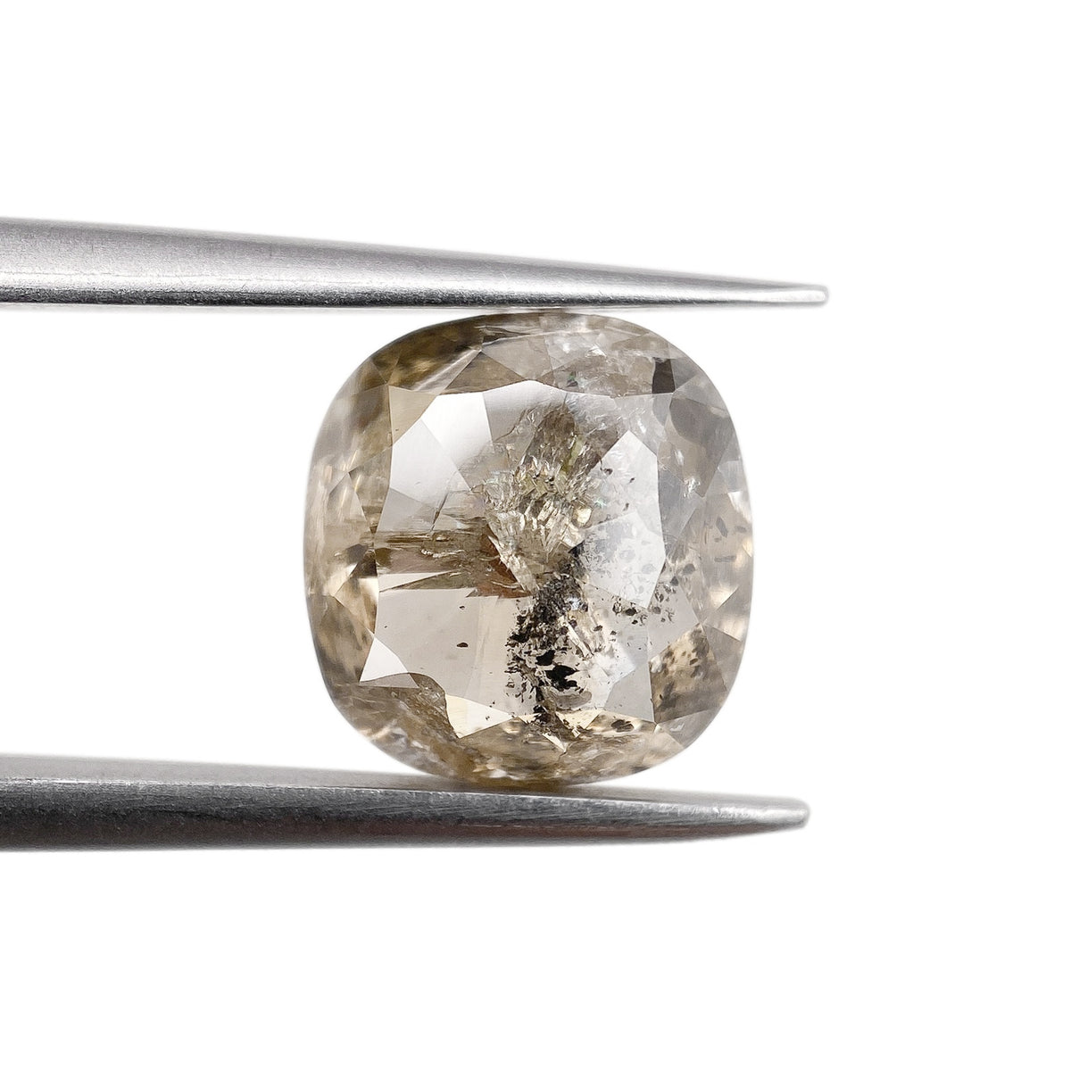 3.04ct | Rustic  Cushion Shape Rose Cut Diamond - Modern Rustic Diamond