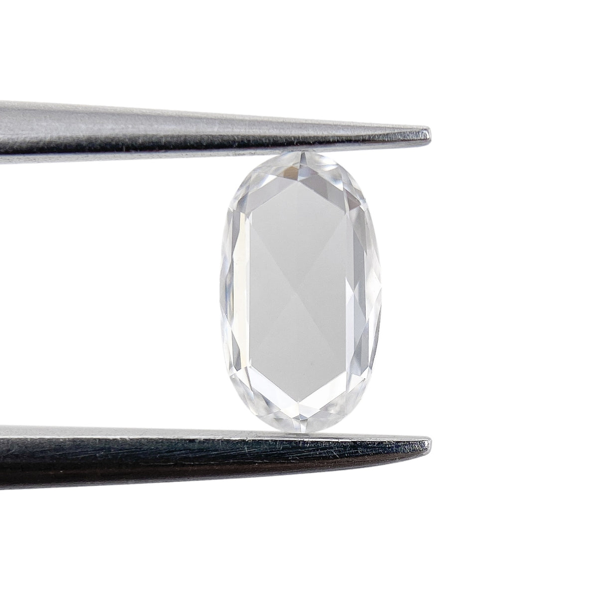 0.40ct | D/VVS2 Oval Shape Rose Cut Diamond - Modern Rustic Diamond